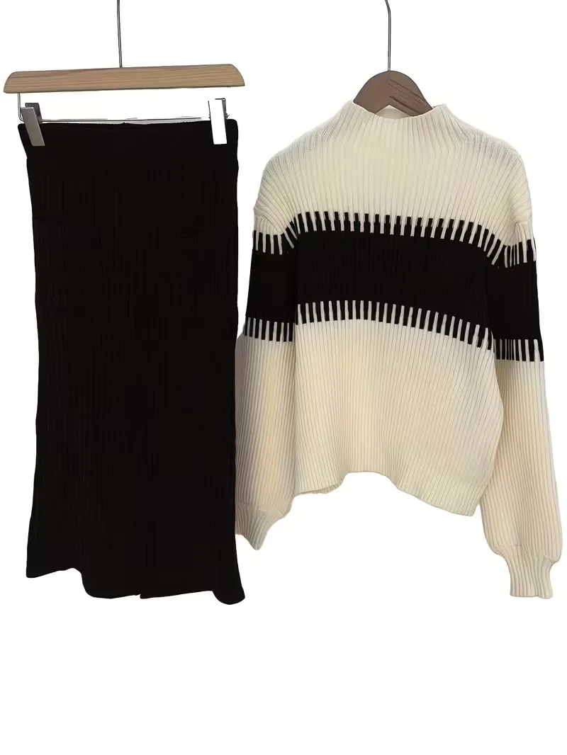 Tweedelige set met ribbed textuur - Image 12