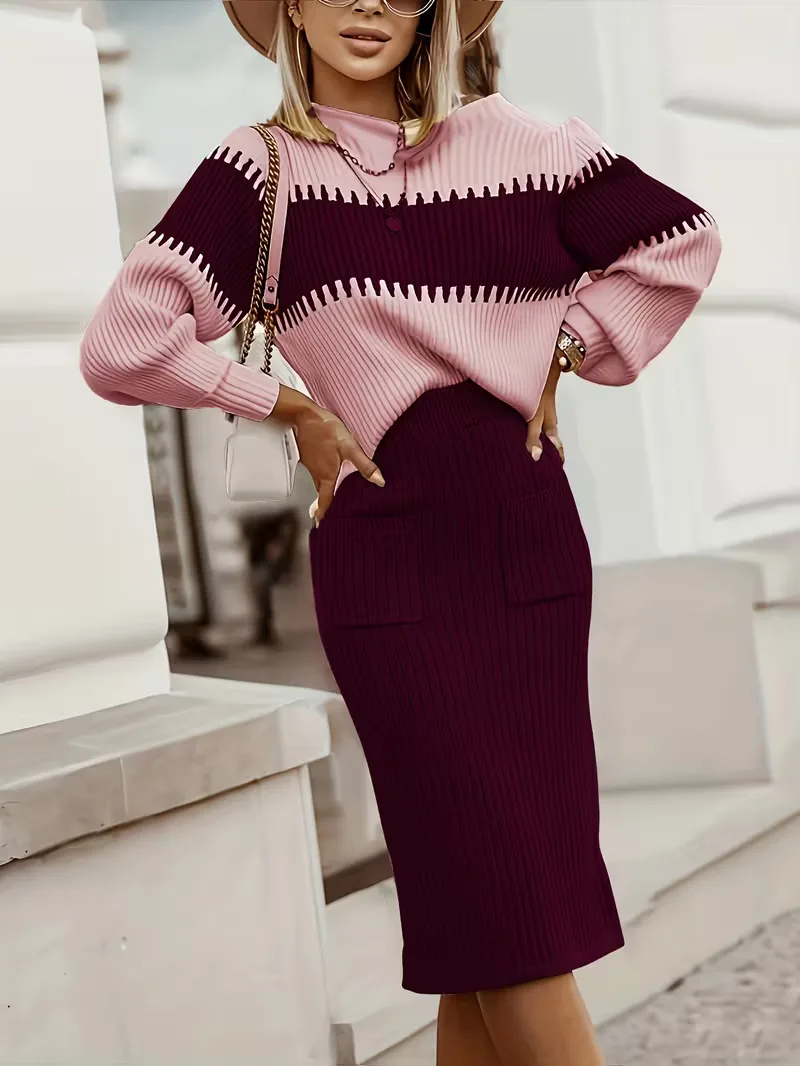 Tweedelige set met ribbed textuur - Image 26