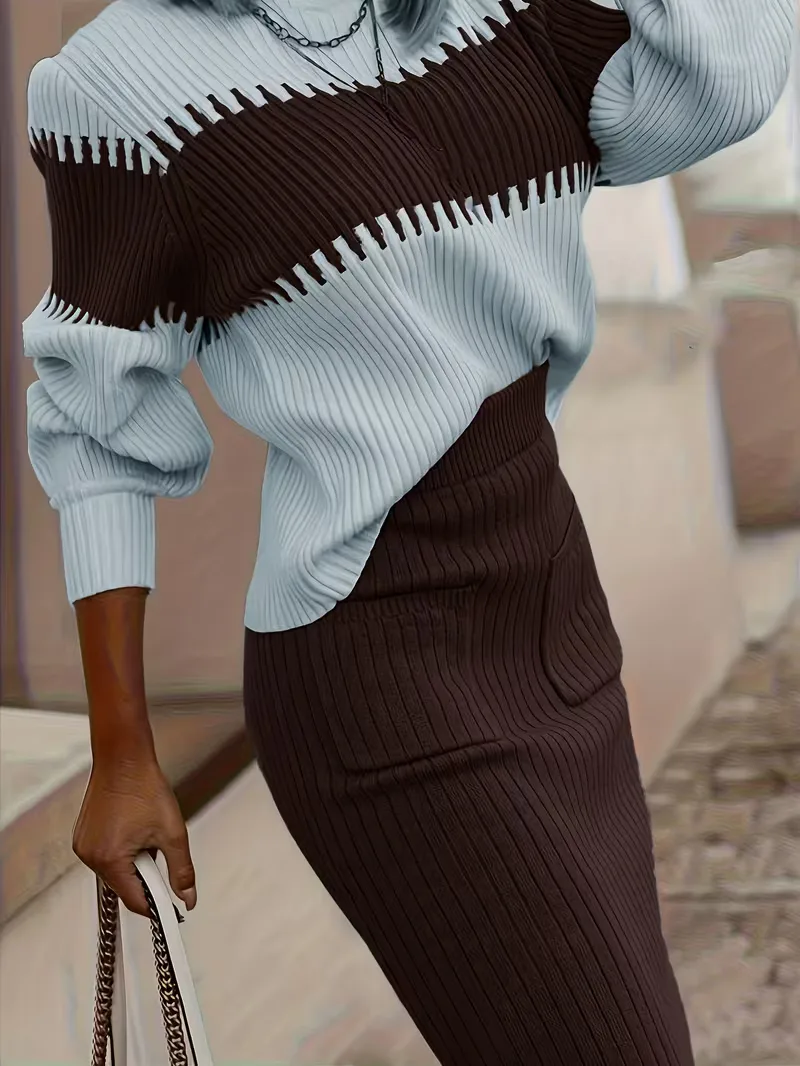 Tweedelige set met ribbed textuur - Image 31