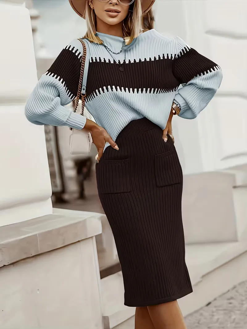 Tweedelige set met ribbed textuur - Image 34