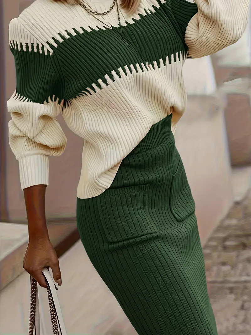 Tweedelige set met ribbed textuur - Image 36