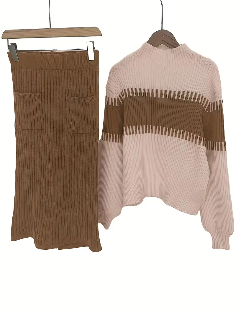 Tweedelige set met ribbed textuur - Image 49