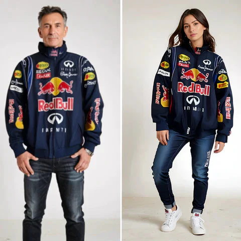Unisex Racing jas met hoge kraag en volledige ritssluiting - Image 10
