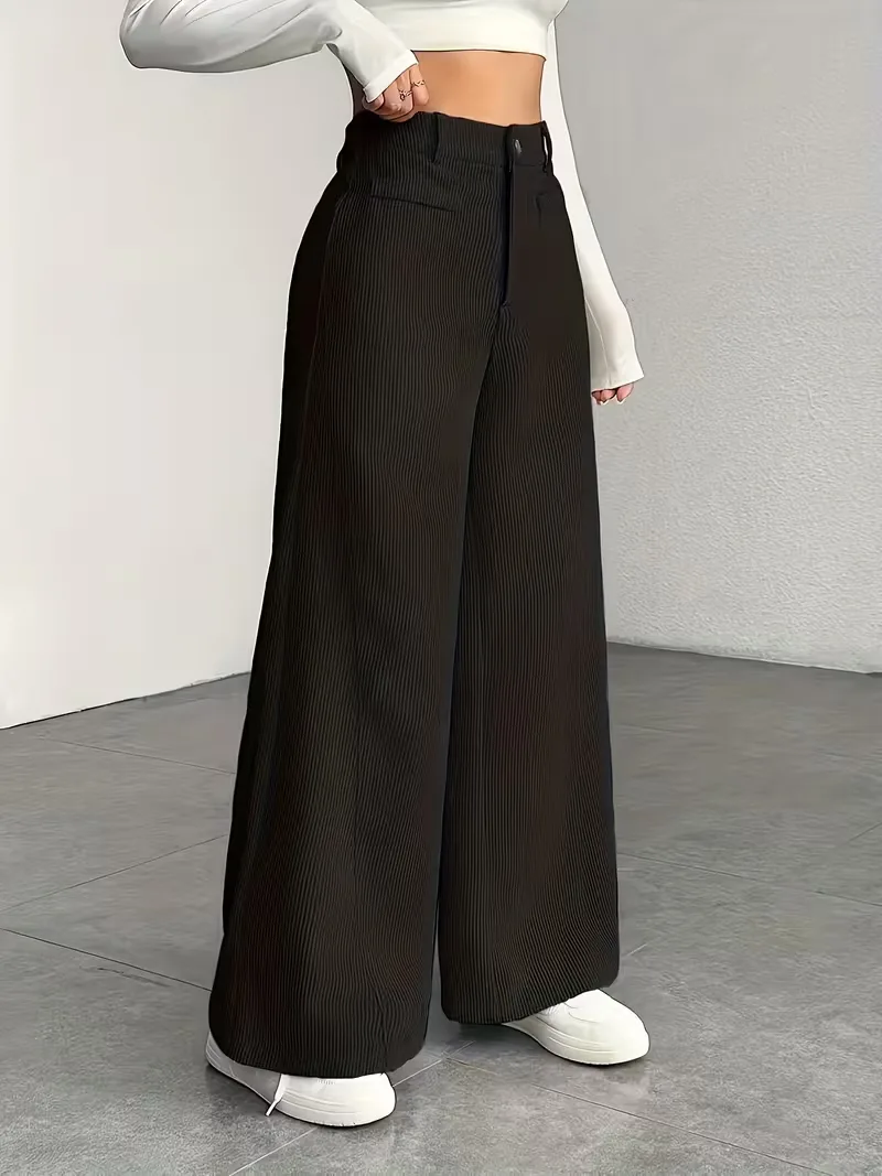 Wide leg broek met hoge taille - Image 20