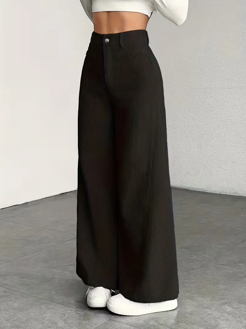 Wide leg broek met hoge taille - Image 21