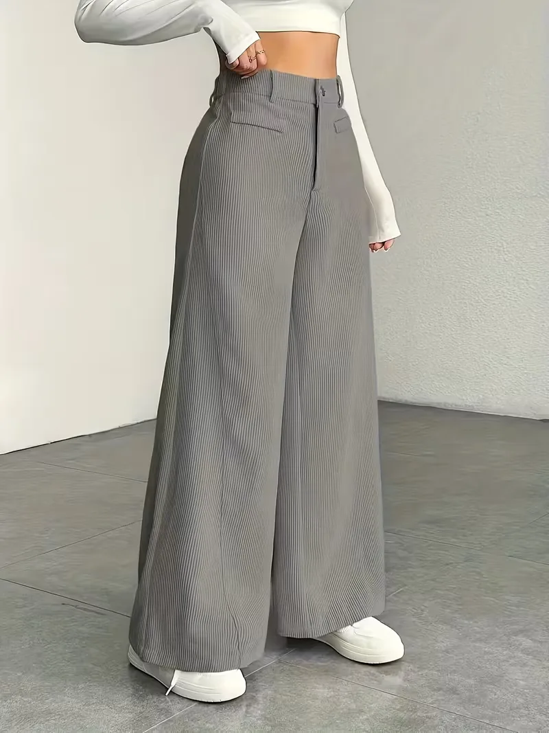 Wide leg broek met hoge taille - Image 6
