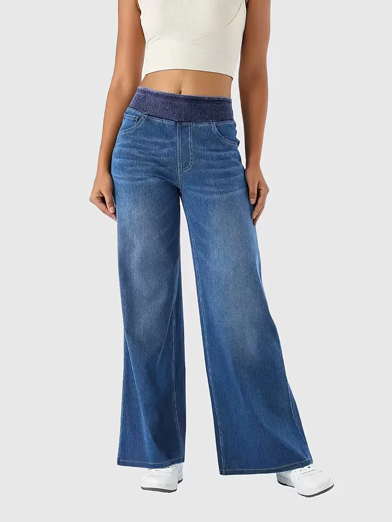 Wide leg jeans met hoge taille - Image 2
