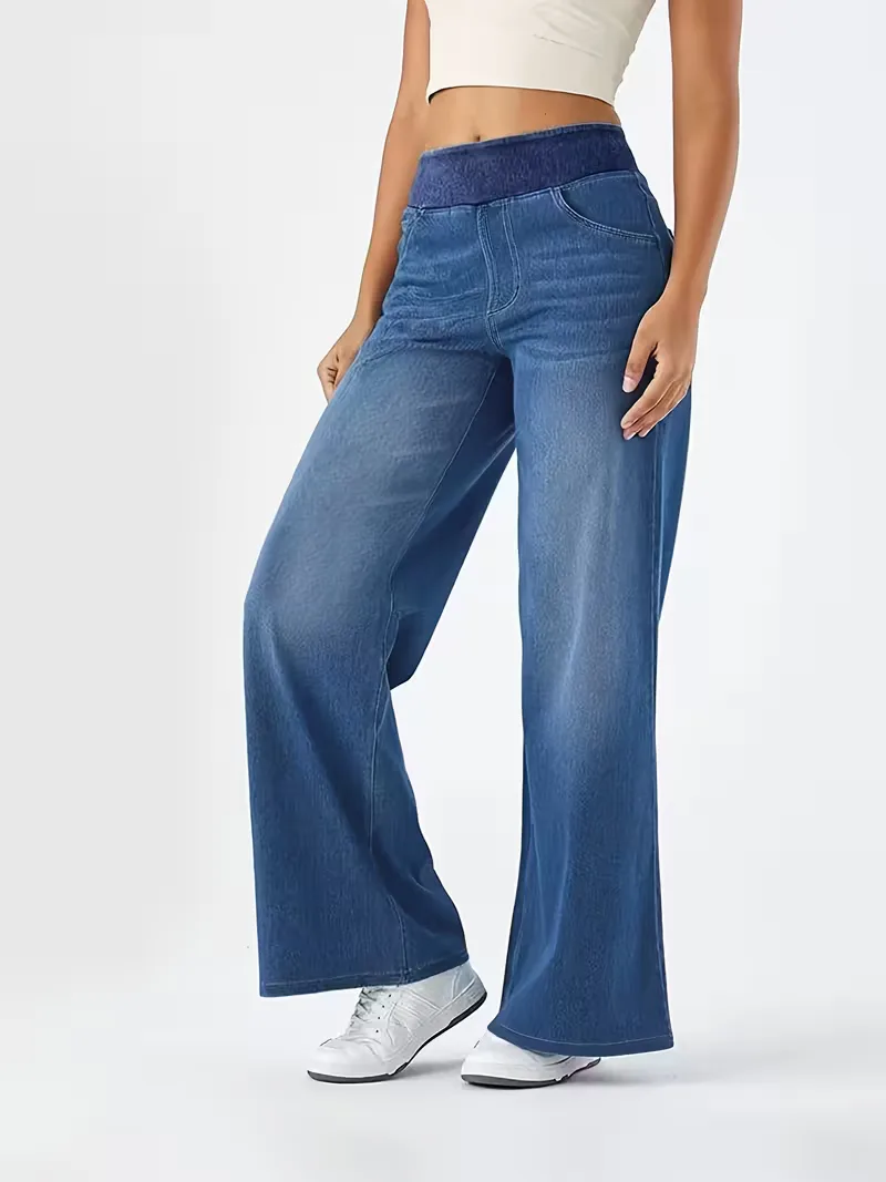 Wide leg jeans met hoge taille - Image 3