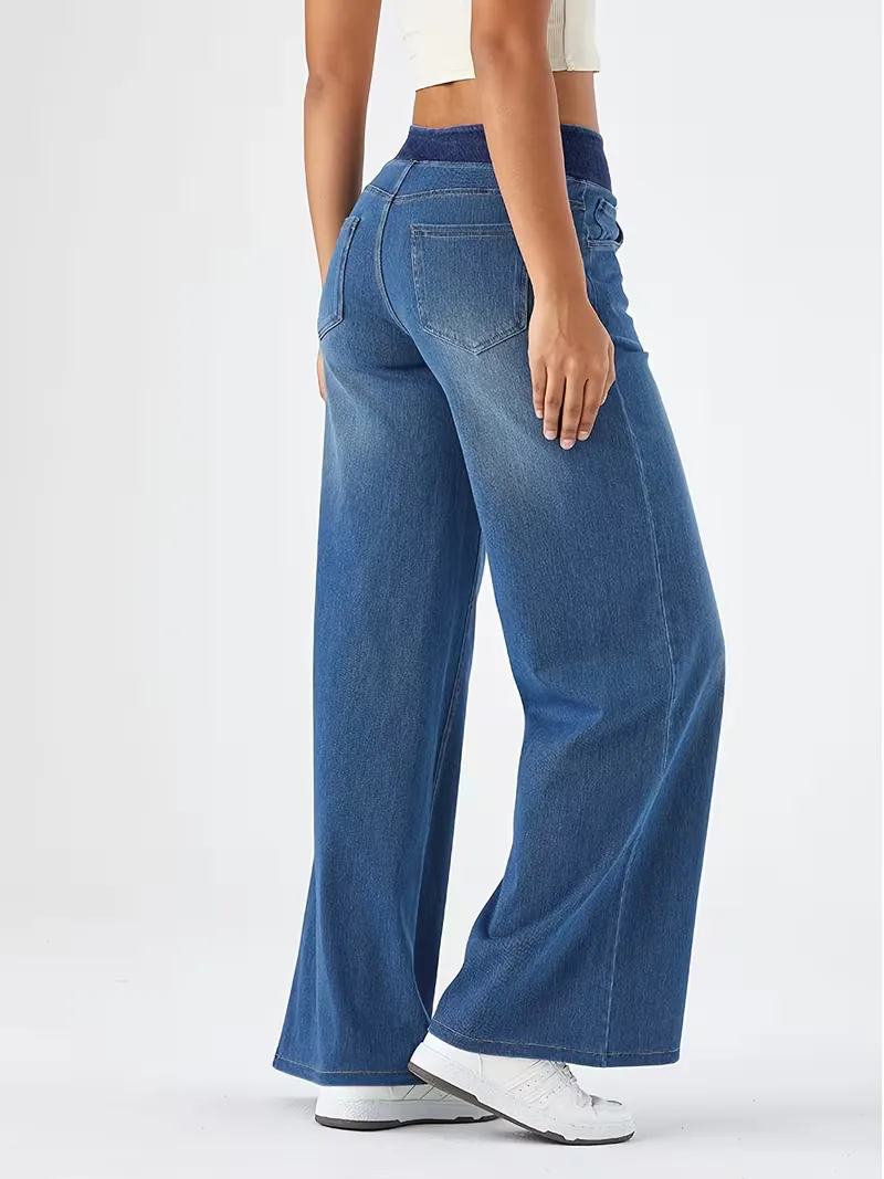 Wide leg jeans met hoge taille - Image 4