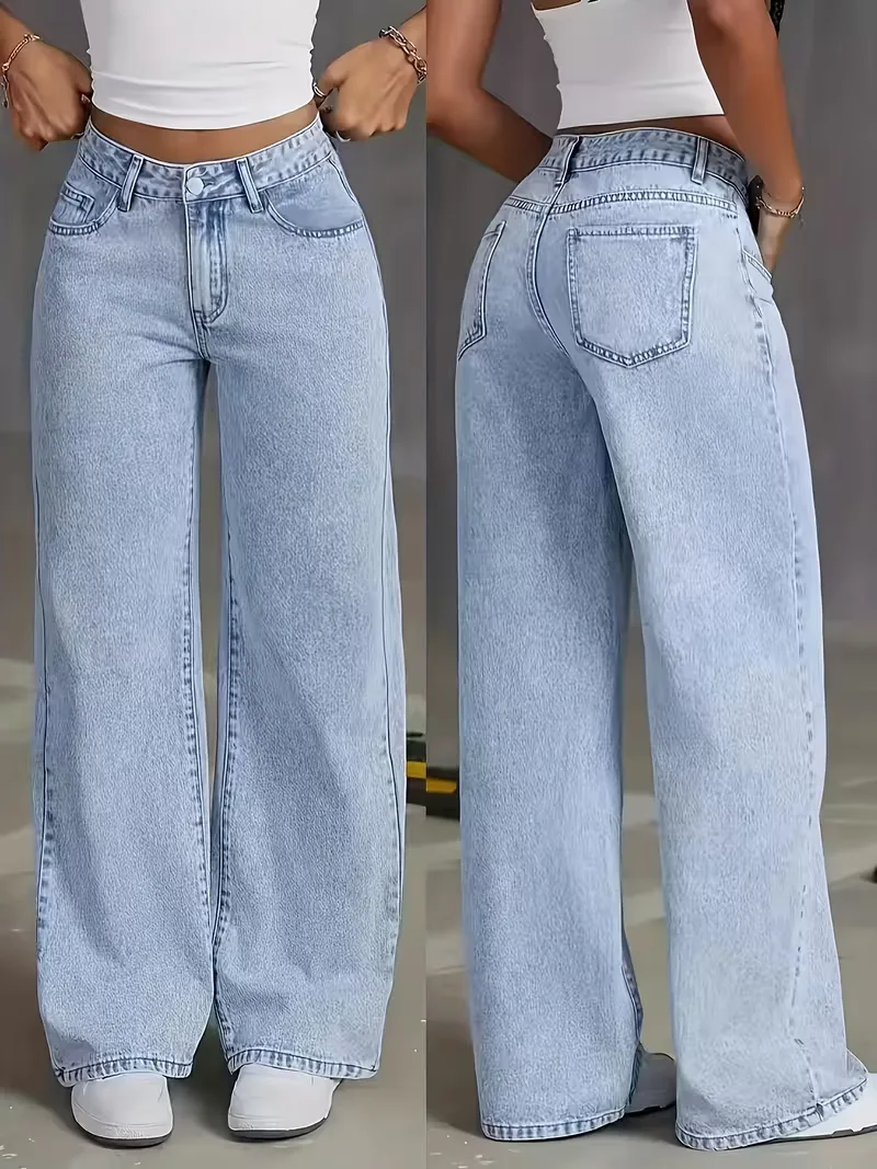 Wide leg jeans met hoge taille - Image 2