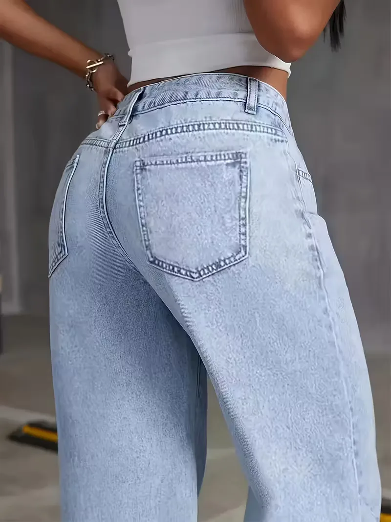 Wide leg jeans met hoge taille - Image 4