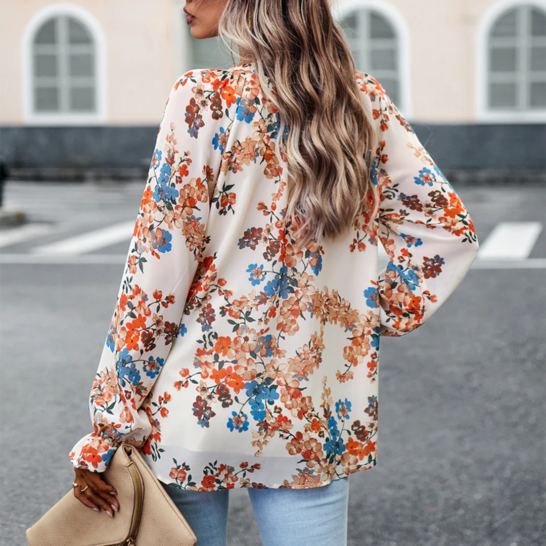 Zomer Bloemenprint Blouse - Image 2