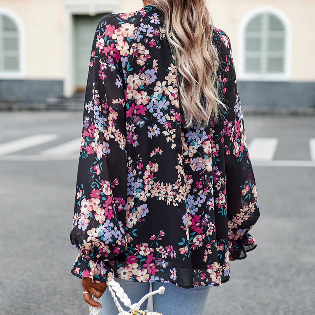 Zomer Bloemenprint Blouse - Image 4