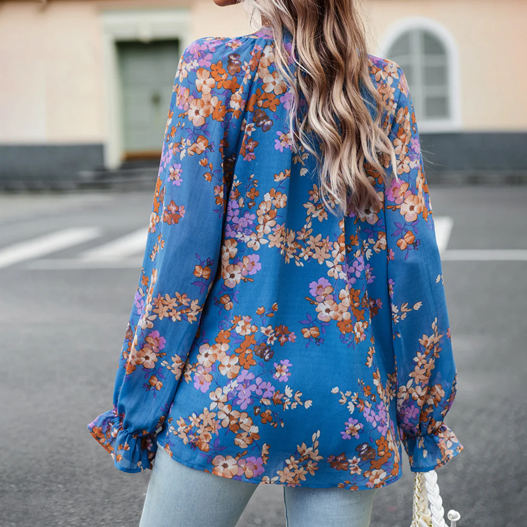 Zomer Bloemenprint Blouse - Image 6