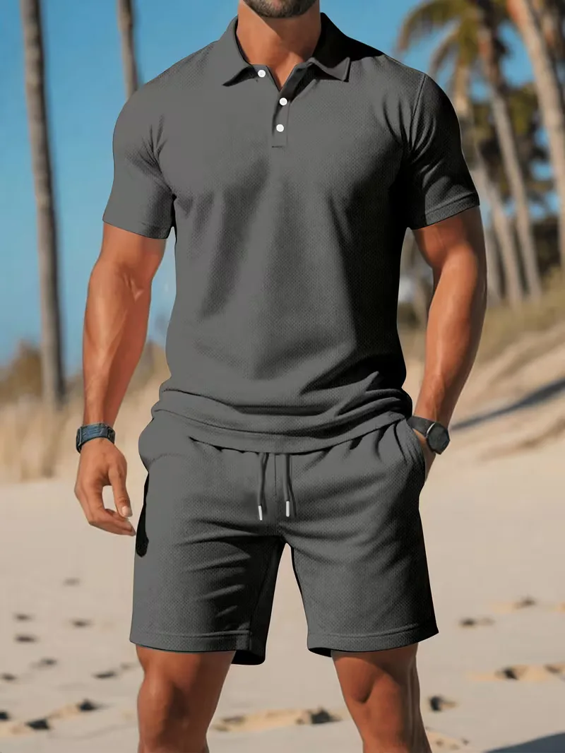 Zomer kledingset met polo en shorts - Image 11