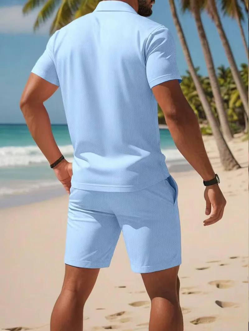 Zomer kledingset met polo en shorts - Image 2