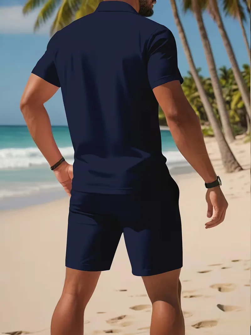 Zomer kledingset met polo en shorts - Image 27
