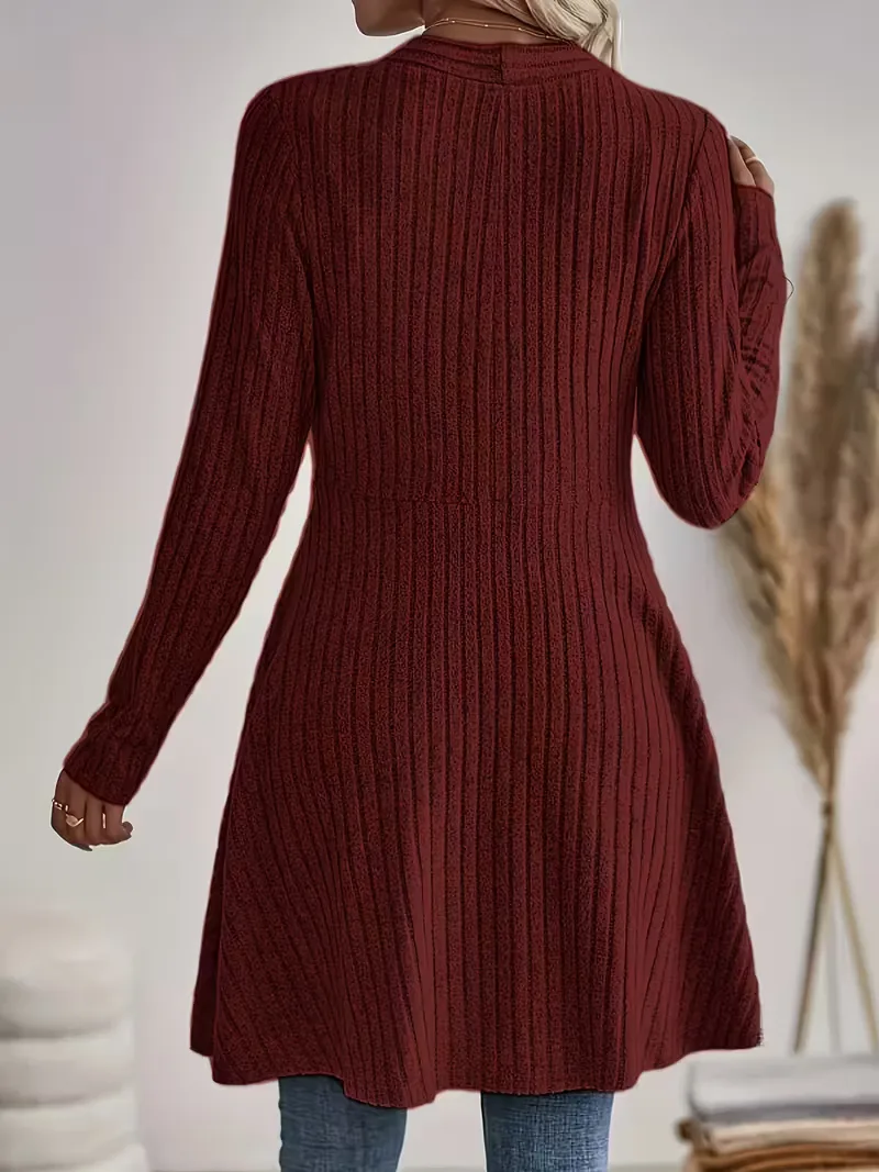 Zwarte cardigan met V-hals - Image 5