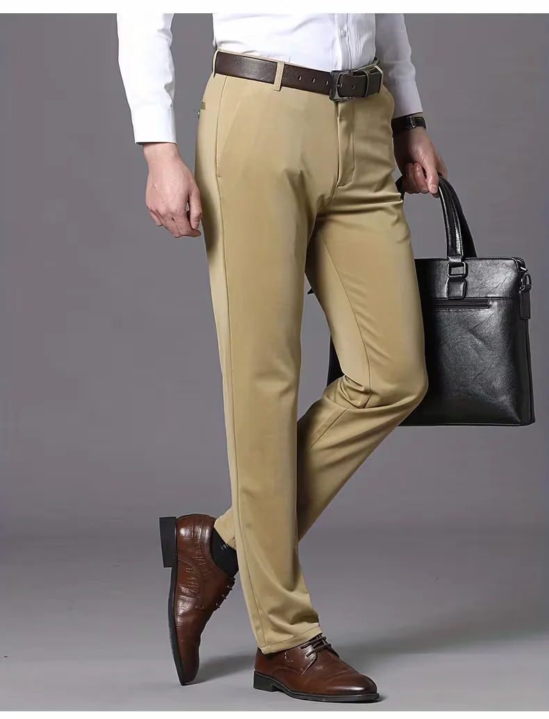 Zakelijke broek met rechte pijpen - Image 18