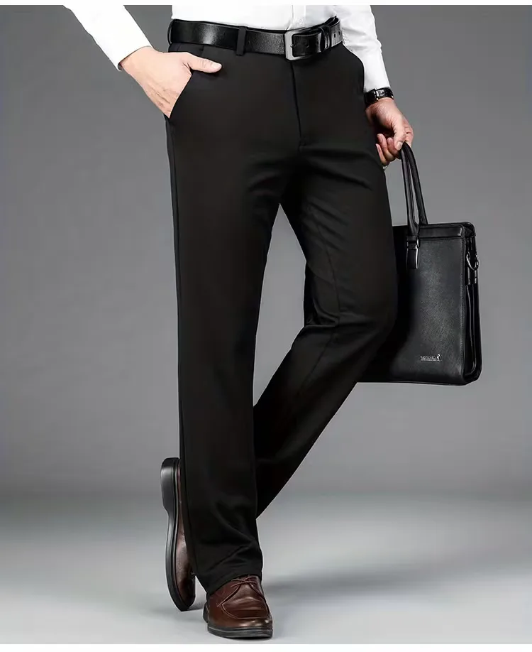 Zakelijke broek met rechte pijpen - Image 3